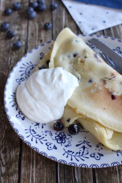 Blaubeerpfannkuchen