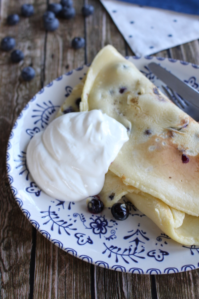 Blaubeerpfannkuchen