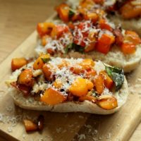 Kürbis Bruschetta